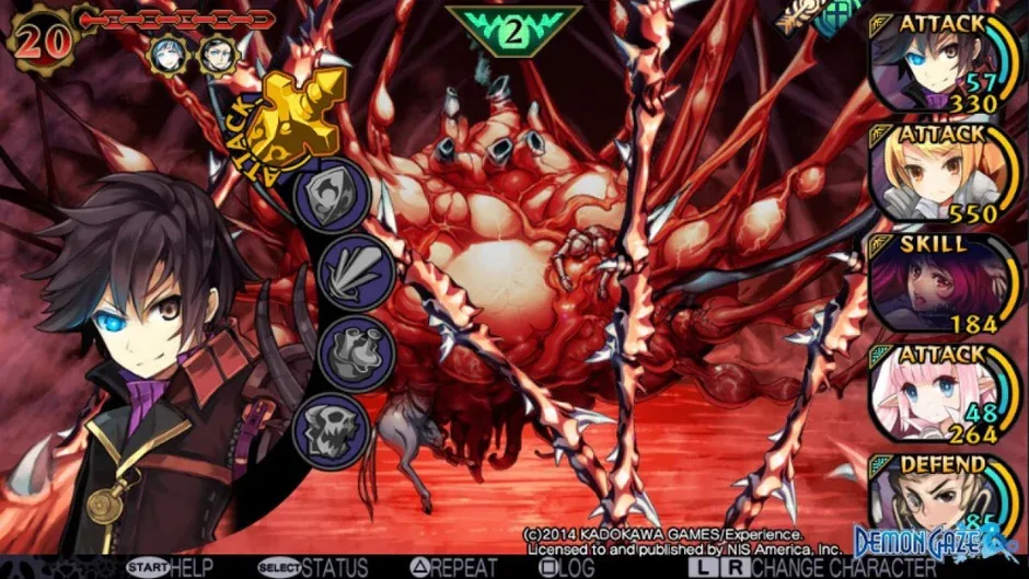 Demon Gaze, captura de tela 2