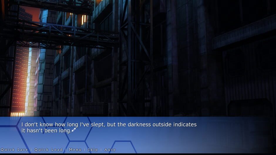 Orion: A Sci-Fi Visual Novel Screenshot