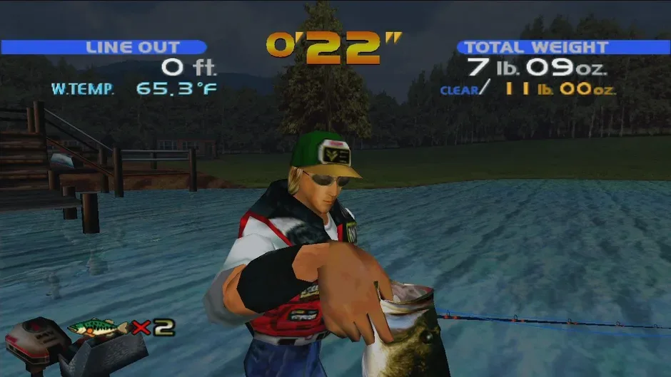 Sega Bass Fishing, captura de tela 2