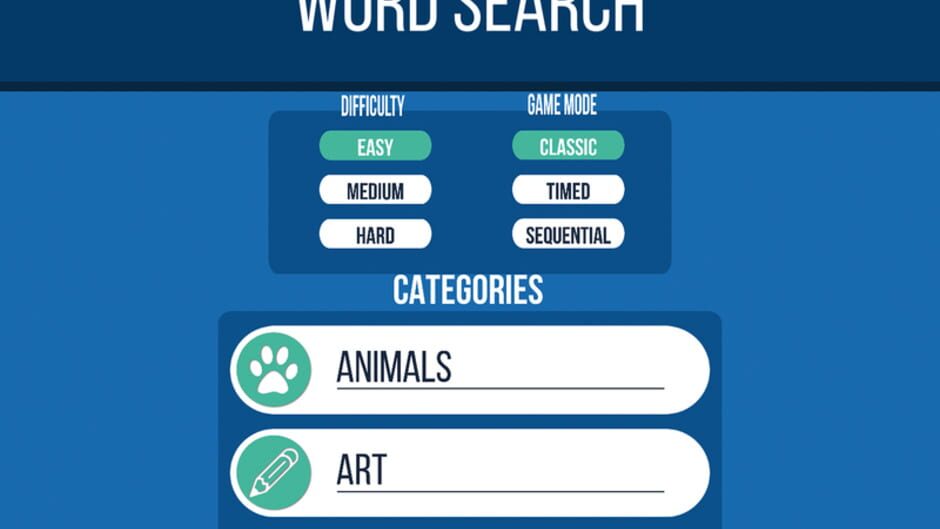 สกรีนช็อตจาก Word Search Game (รูปที่ 2)