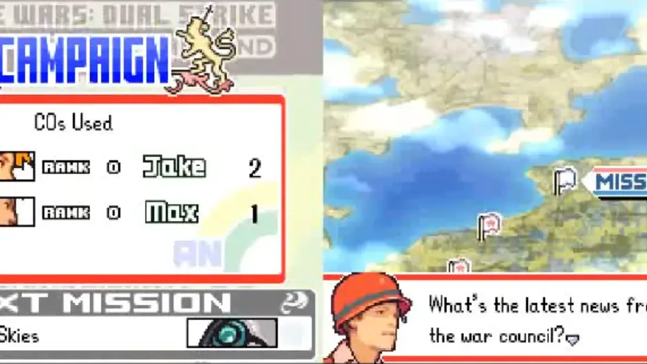 Advance Wars: Dual Strike, captura de tela 2