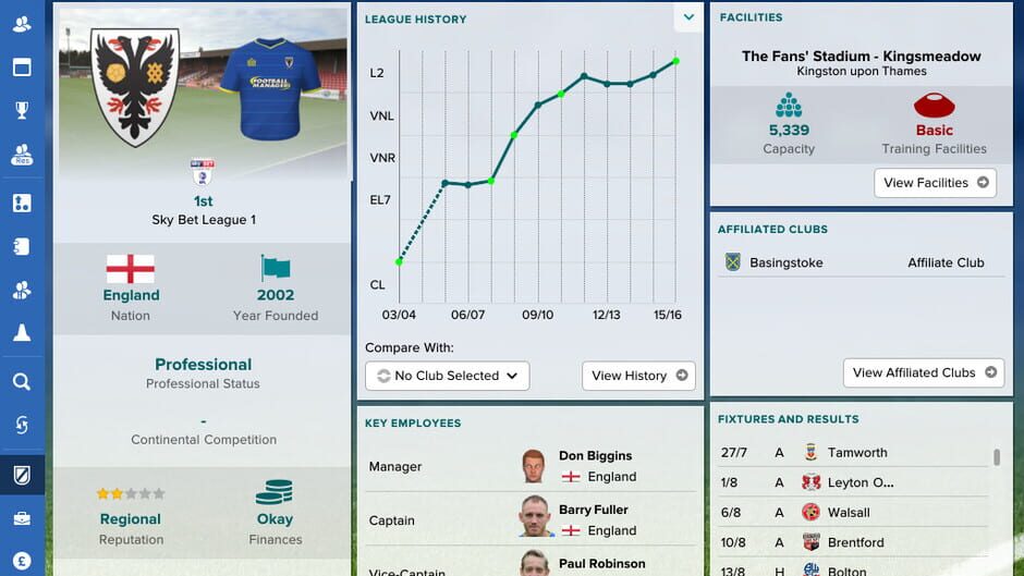 Football Manager Touch 2017 Screenshot