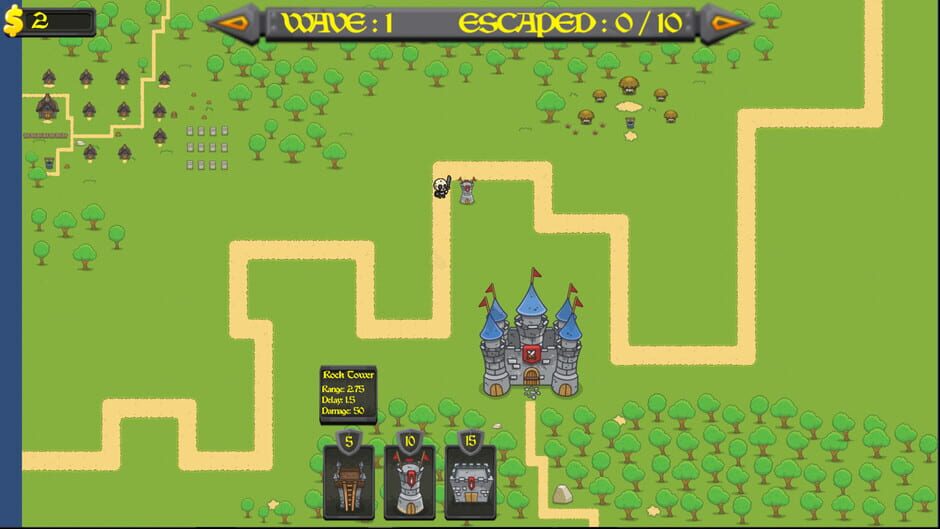 สกรีนช็อตจาก Skelli Tower Defense (รูปที่ 2)
