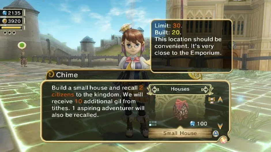 Final Fantasy: Crystal Chronicles - My Life as a King, captura de tela 2