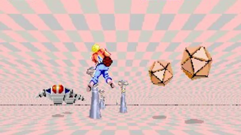 Space Harrier, captura de tela 1