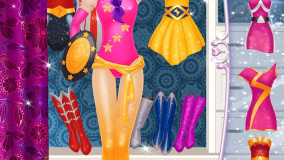 สกรีนช็อตจาก Superhero Girl Salon: Kids Makeup and Dressup Game (รูปที่ 6)