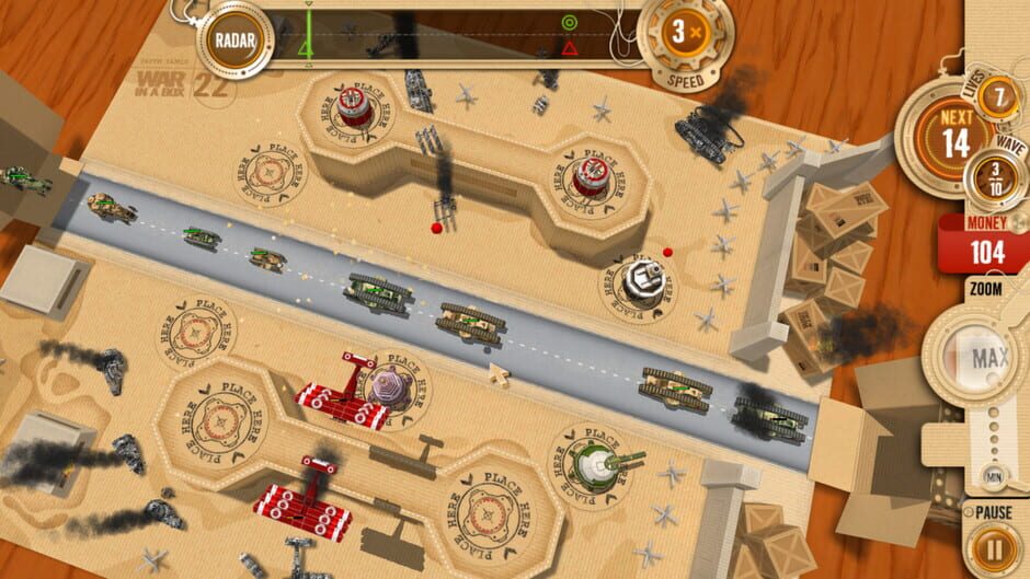 War in a Box: Paper Tanks Screenshot