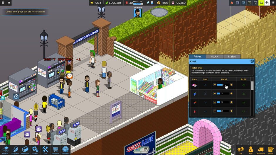 Screenshot Overcrowd: A Commute 'Em Up