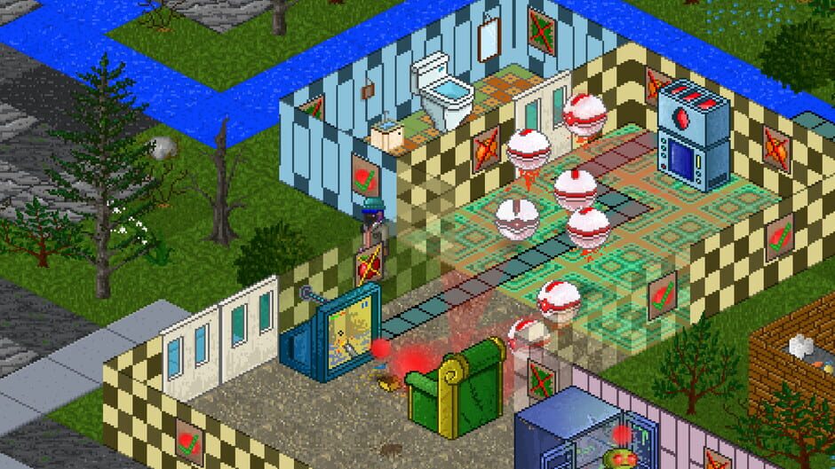 Patchman vs. Red Circles Screenshot