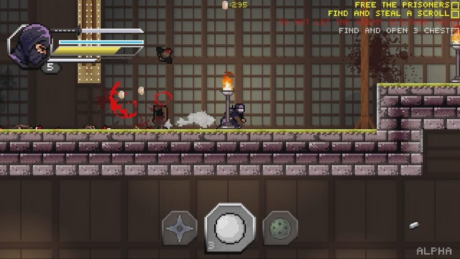 Pixel Shinobi: Nine demons of Mamoru Screenshot