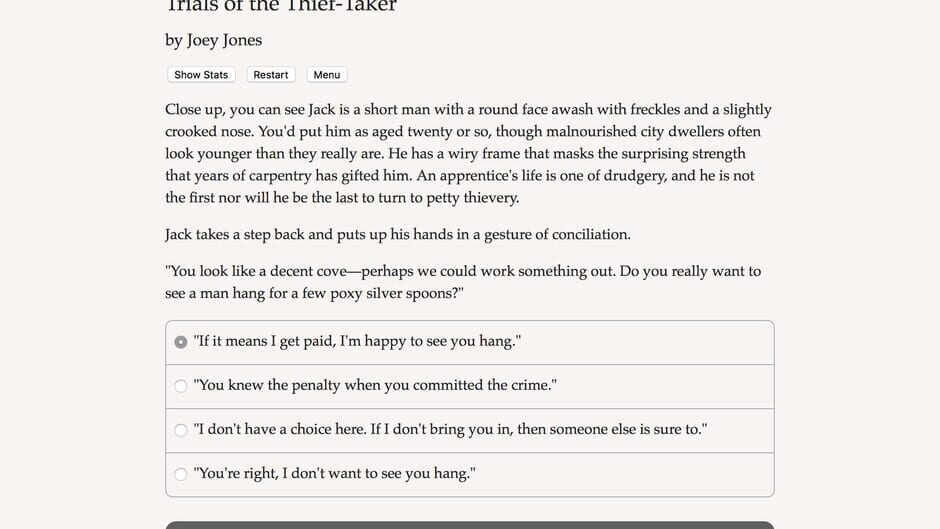 Trials of the Thief-Taker Screenshot