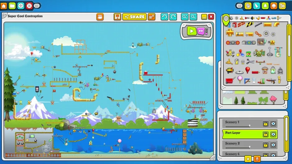 Contraption Maker, captura de tela 5