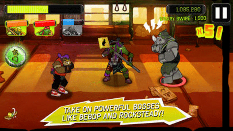 Teenage Mutant Ninja Turtles: Brothers Unite Screenshot