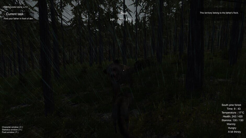 Wolf Simulator Screenshot