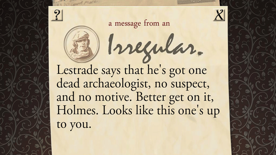 Sherlock Holmes Consulting Detective: The Case of the Mummy's Curse Screenshot