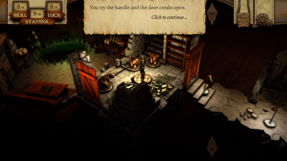 The Warlock of Firetop Mountain Screenshot