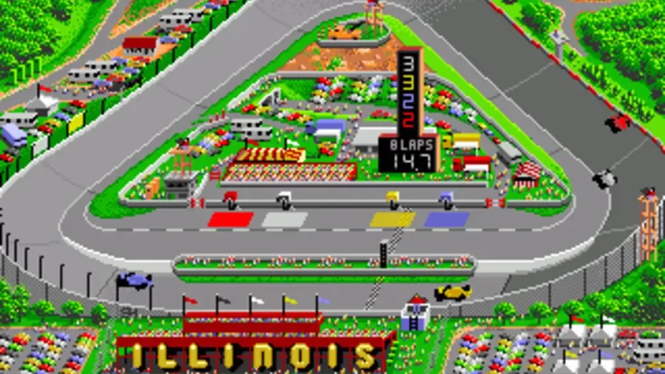Danny Sullivan's Indy Heat, captura de tela 1