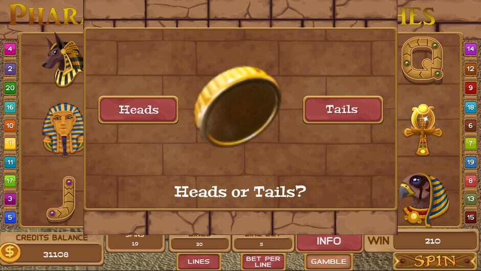 สกรีนช็อตจาก Slots - Pharaoh's Riches (รูปที่ 4)
