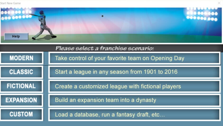 Baseball Mogul 2017 Screenshot