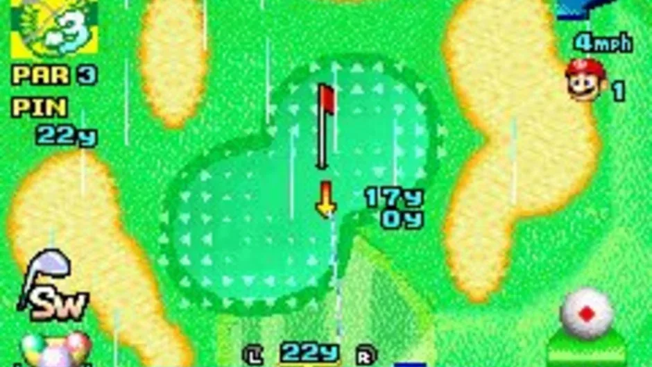 Mario Golf: Advance Tour, captura de tela 1