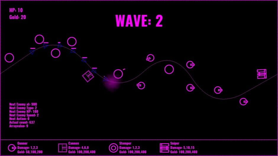 สกรีนช็อตจาก Neon Defense 1 : Pink Power (รูปที่ 3)