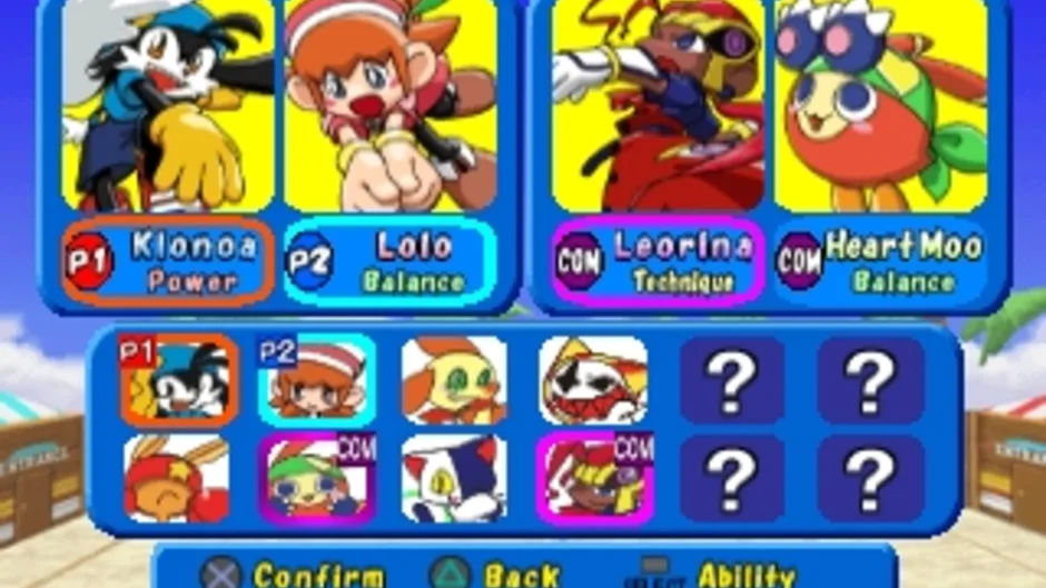 Klonoa Beach Volleyball, captura de tela 3