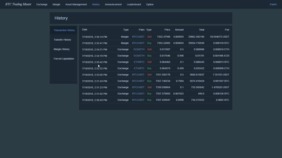 Bitcoin Trading Master Screenshot