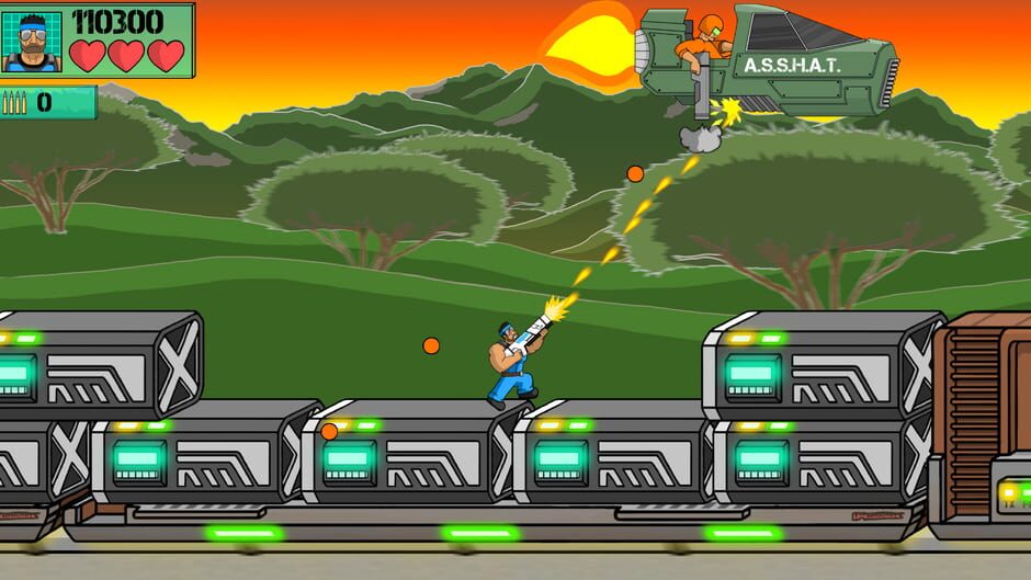 Machine Gun Train Run Screenshot