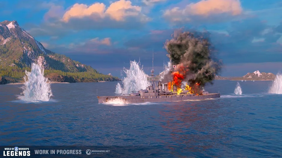 World of Warships: Legends, captura de tela 1