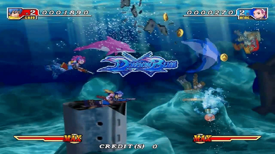 Dolphin Blue Screenshot