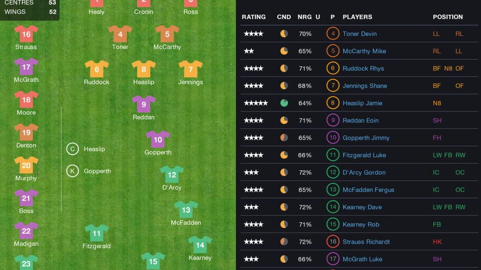 Pro Rugby Manager 2015 Screenshot