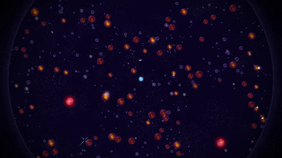 Osmos, captura de tela 1