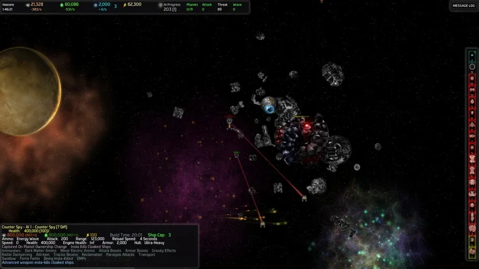 AI War: Fleet Command, captura de tela 1