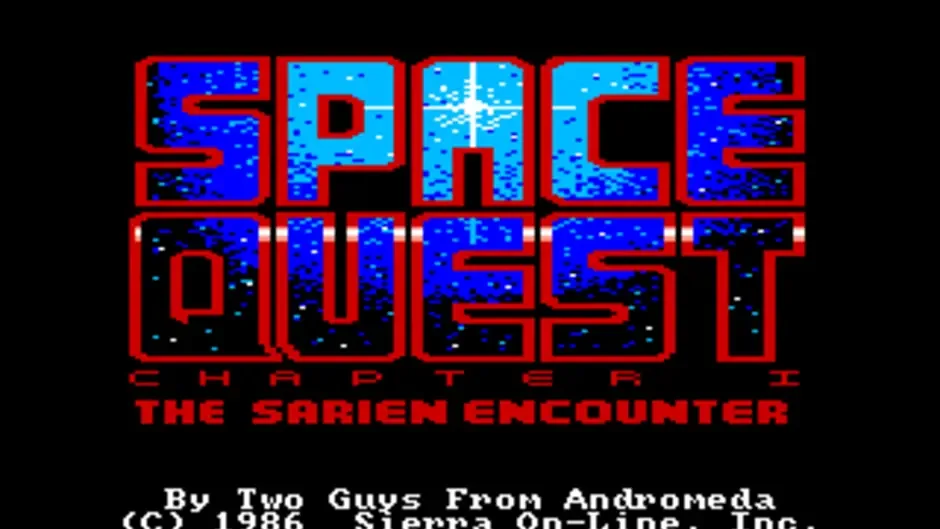 Space Quest: The Sarien Encounter, captura de tela 1