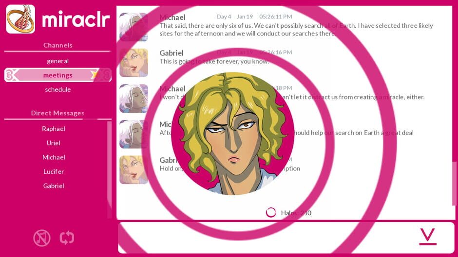 miraclr - Divine Dating Sim Screenshot