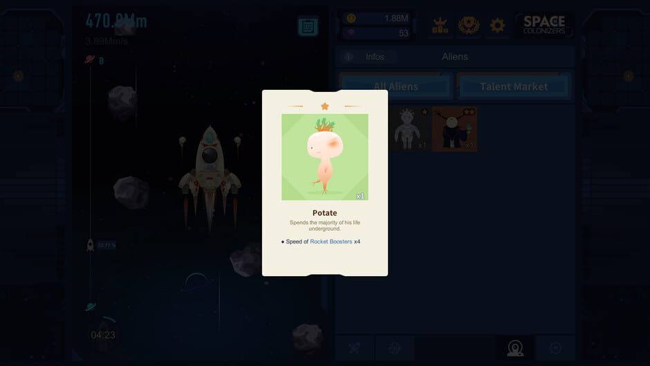 Space Colonizers Idle Clicker Screenshot