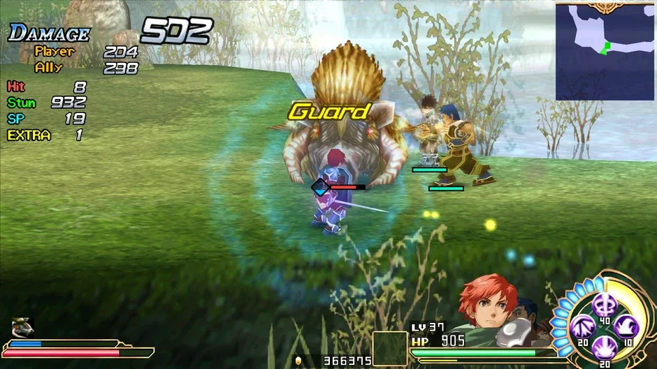 Ys Seven, captura de tela 1