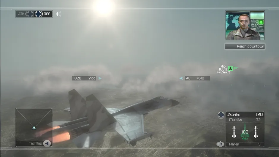 Tom Clancy's H.A.W.X, captura de tela 5