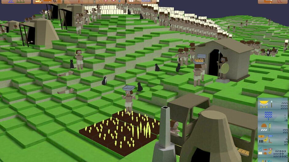 Imhotep, Pyramid Builder Screenshot