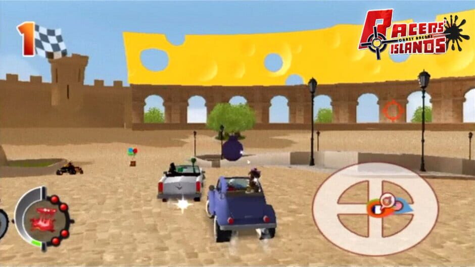สกรีนช็อตจาก Racers' Islands: Crazy Arenas (รูปที่ 5)