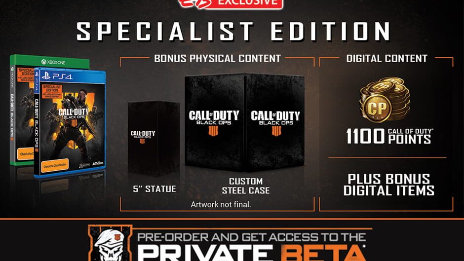 Call of Duty: Black Ops 4 - Specialist Edition media