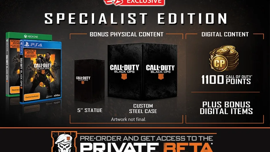 Call of Duty: Black Ops 4 - Specialist Edition