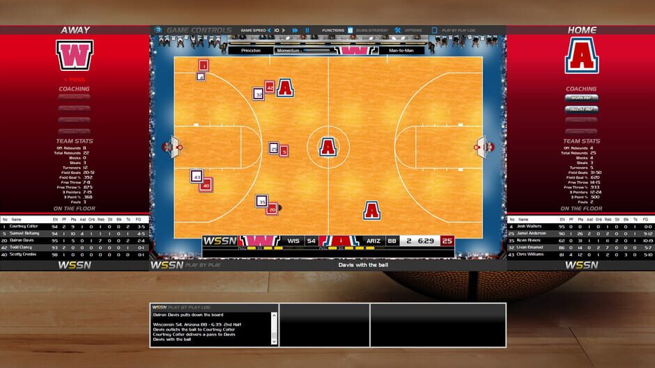 Draft Day Sports College Basketball 3 Screenshot