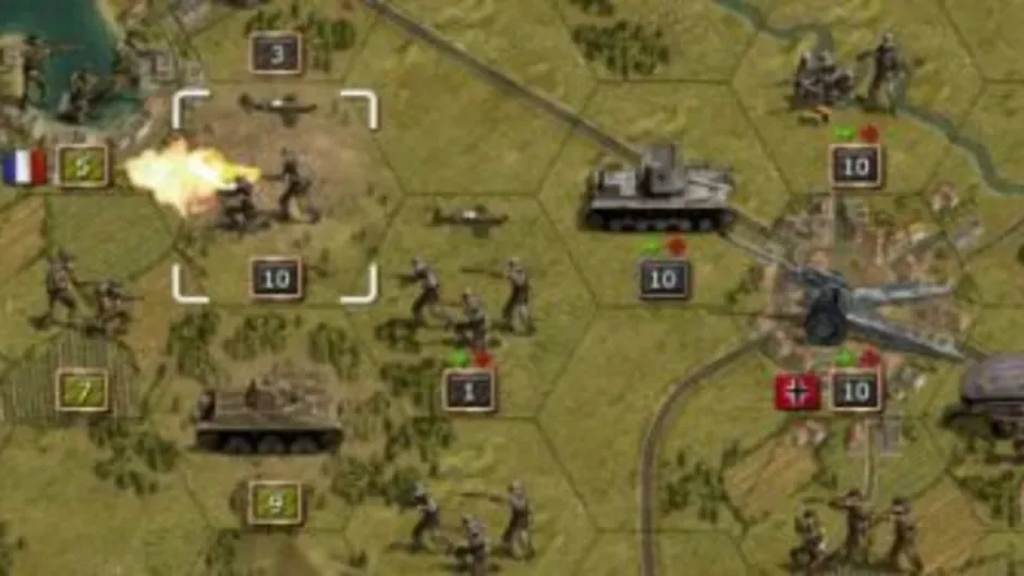 Panzer Corps, captura de tela 1