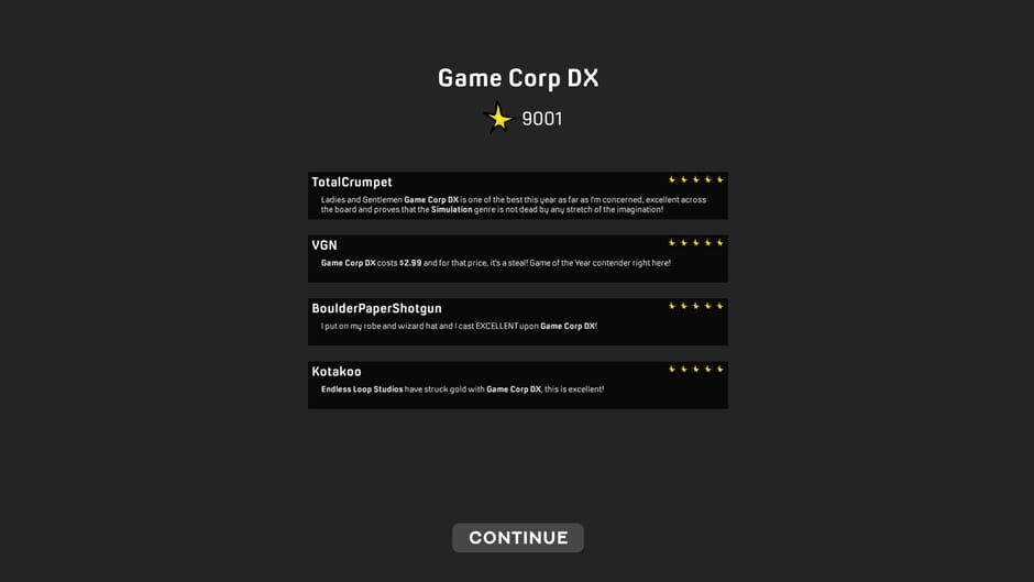 Game Corp DX Screenshot
