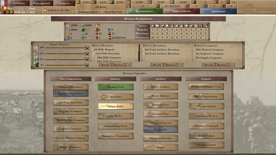 On the Western Front Screenshot