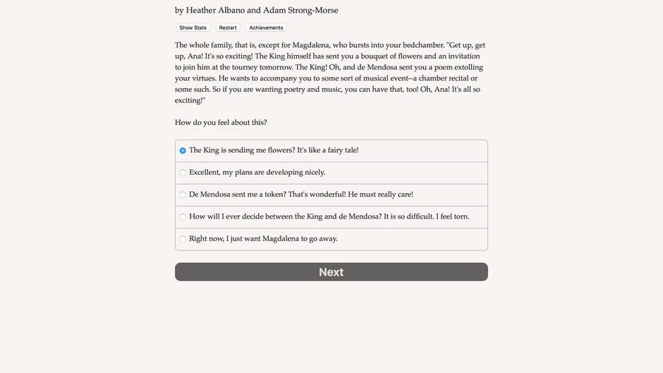 Affairs of the Court: Choice of Romance Screenshot