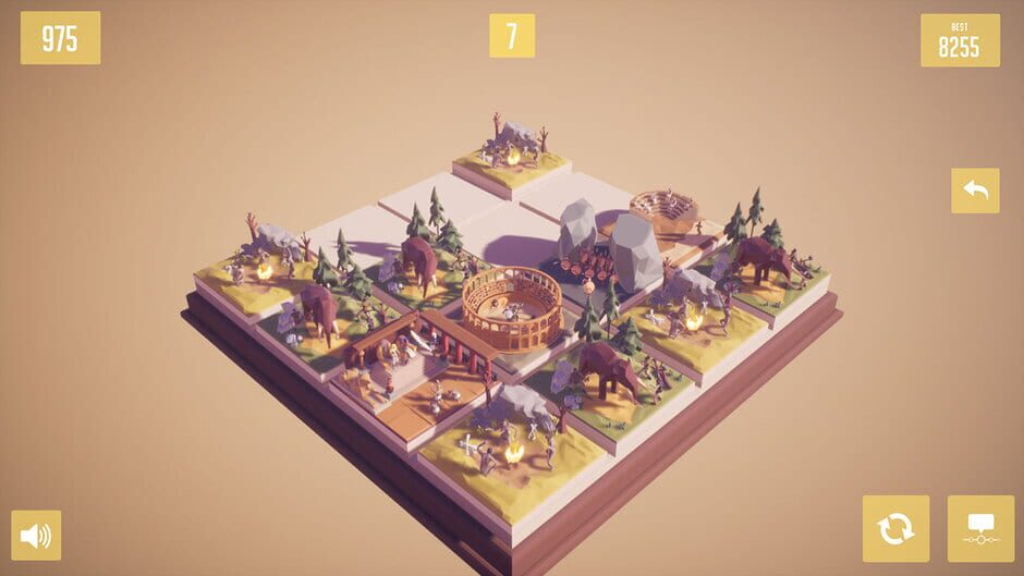 History2048: 3D puzzle number game Screenshot
