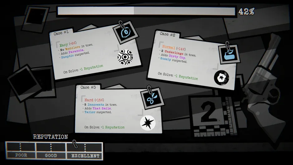 Screenshot de Dupery: A Game of Solo Deduction