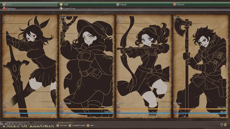 Screenshot de Tales of Eldoria
